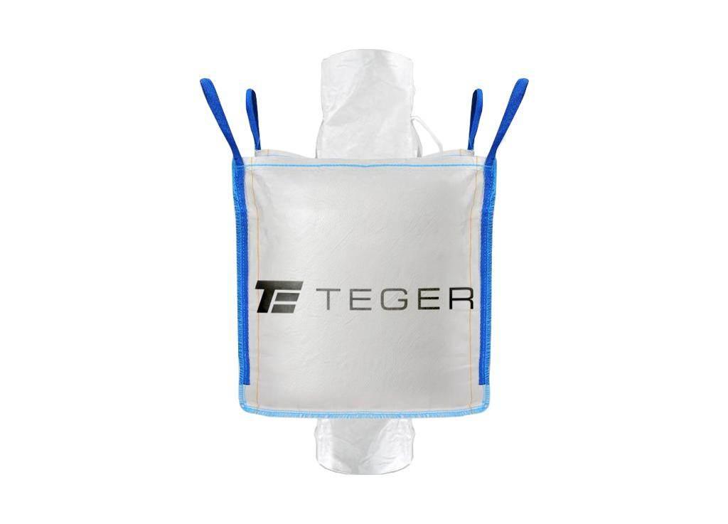 Worek BIG BAG 500kg. 90 x 90 x 90. 4 uchwyty. Lej zasypowy / Lej spustowy.