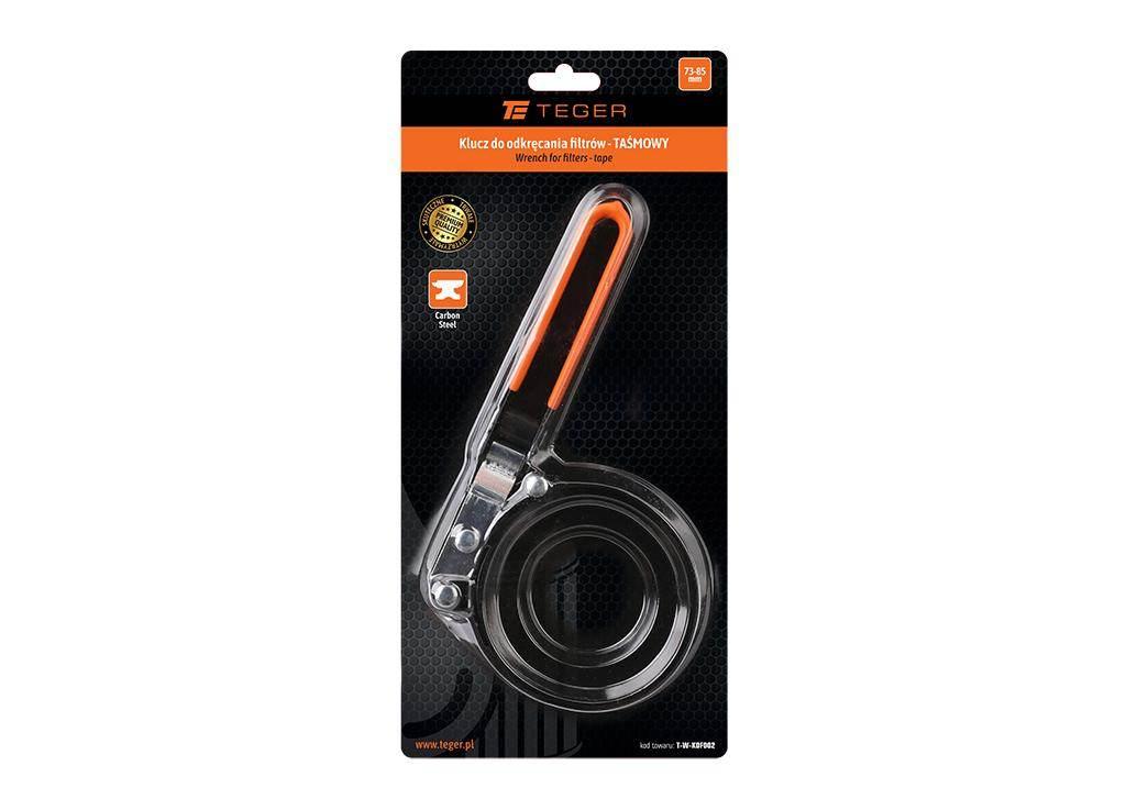 Klucz do odkręcania filtrów - taśmowy 73-85MM / TEGER T-W-KDF002