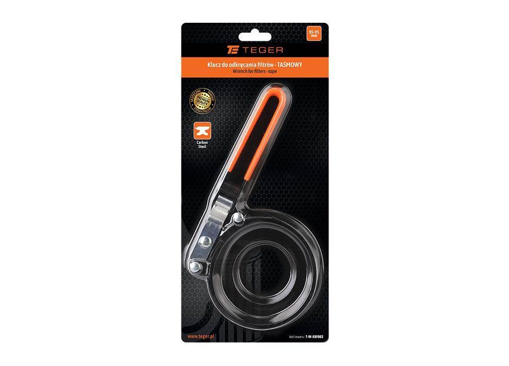 Klucz do odkręcania filtrów - taśmowy 85-95MM / TEGER T-W-KDF003