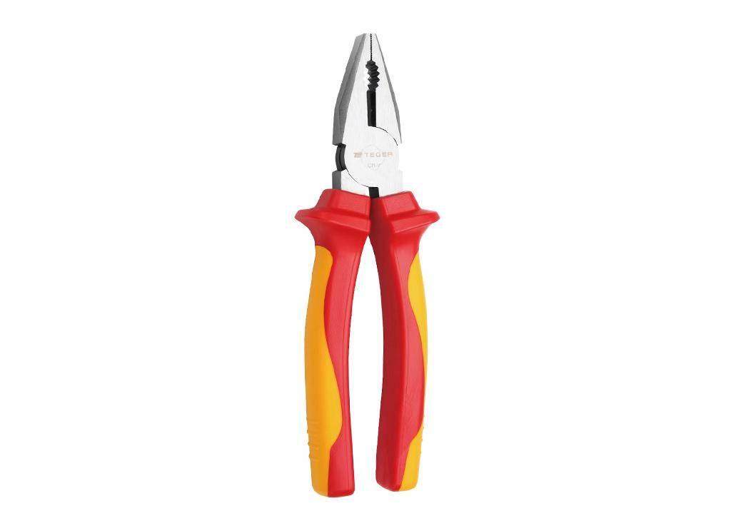 Szczypce uniwersalne izolowane VDE 160 mm / TEGER T-W-SZU004 - zdjęcie 2