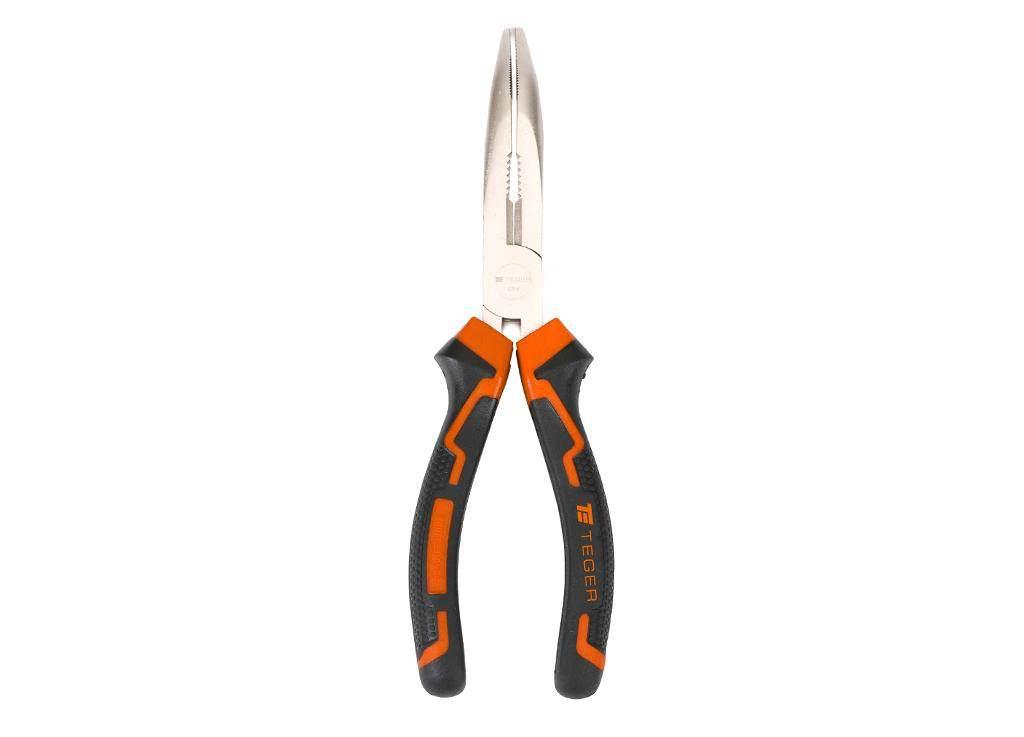 Szczypce wydłużone - odgięte 200 mm / TEGER T-W-SZW005 - zdjęcie 2