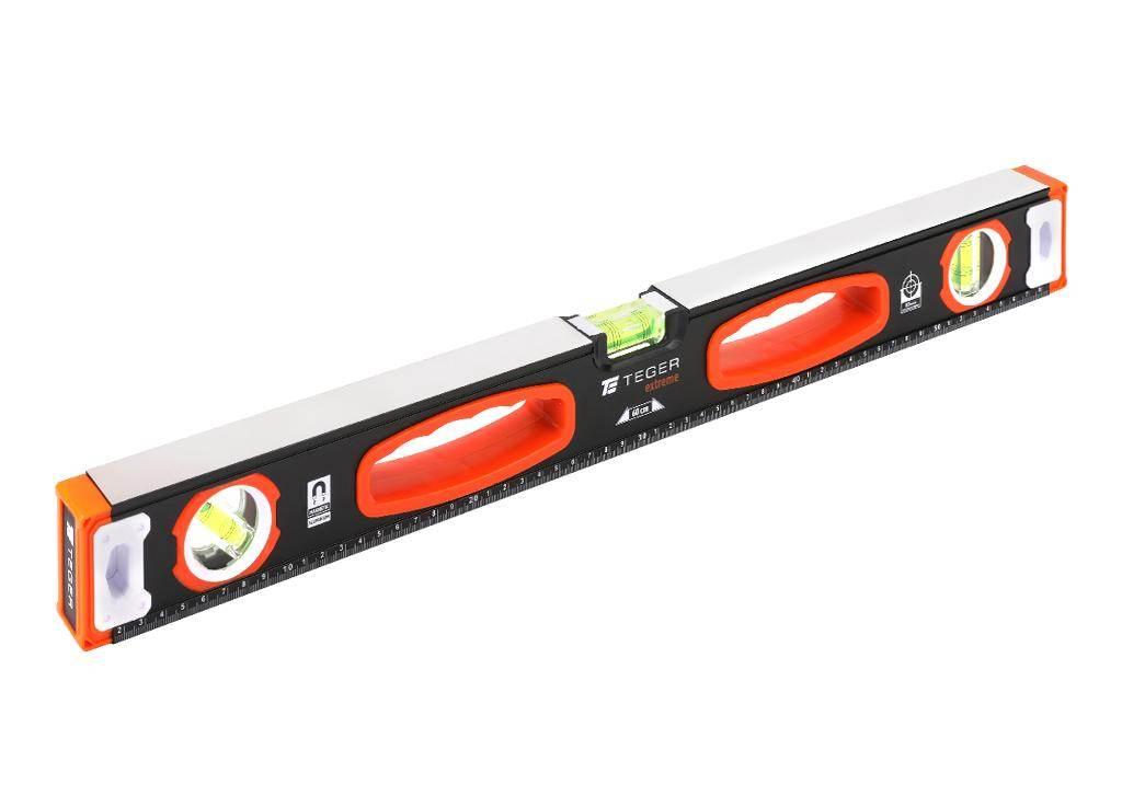 Poziomnica aluminiowa/magnetyczna 60 cm Extreme / TEGER T-NB-POZ-60
