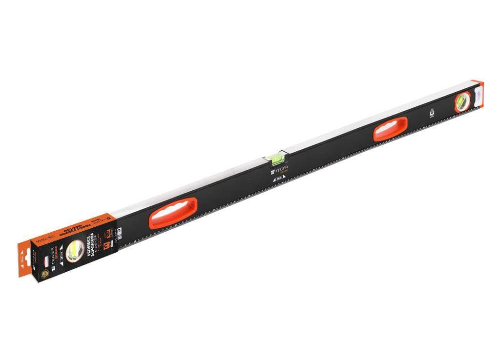 Poziomnica aluminiowa/magnetyczna 120 cm Extreme / TEGER T-NB-POZ-120 - zdjęcie 3