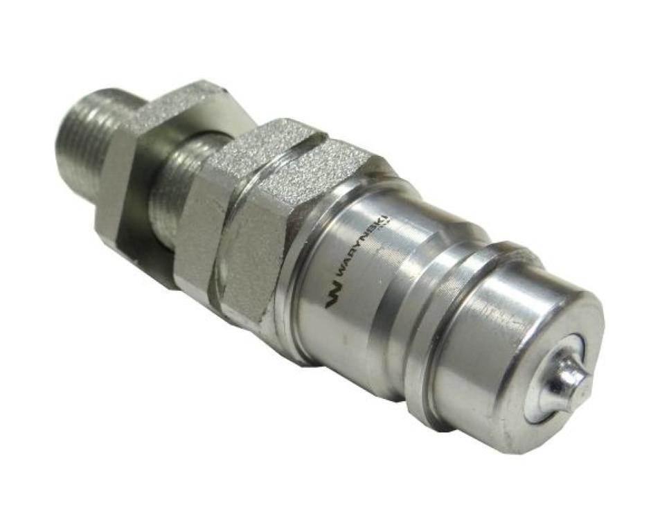 Szybkozłącze hydrauliczne wtyczka long M18x1.5 gwint zewnętrzny EURO (91008