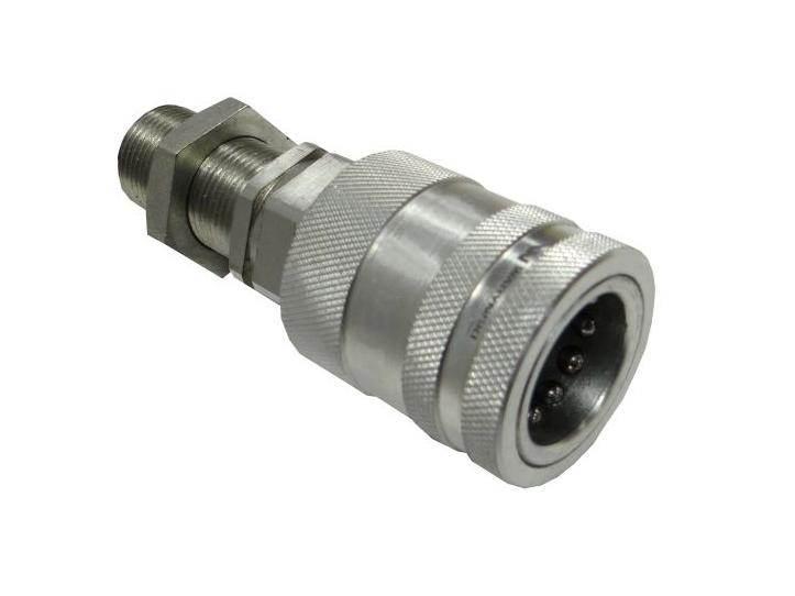 Szybkozłącze hydrauliczne gniazdo long M22x1.5 gwint zewnętrzny EURO PUSH-P - zdjęcie 2