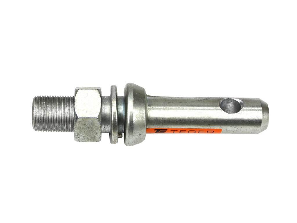 Sworzeń z gwintem T-SG22461845130 fi 22/46 mm M18x1.5/45 mm 130 mm TEGER