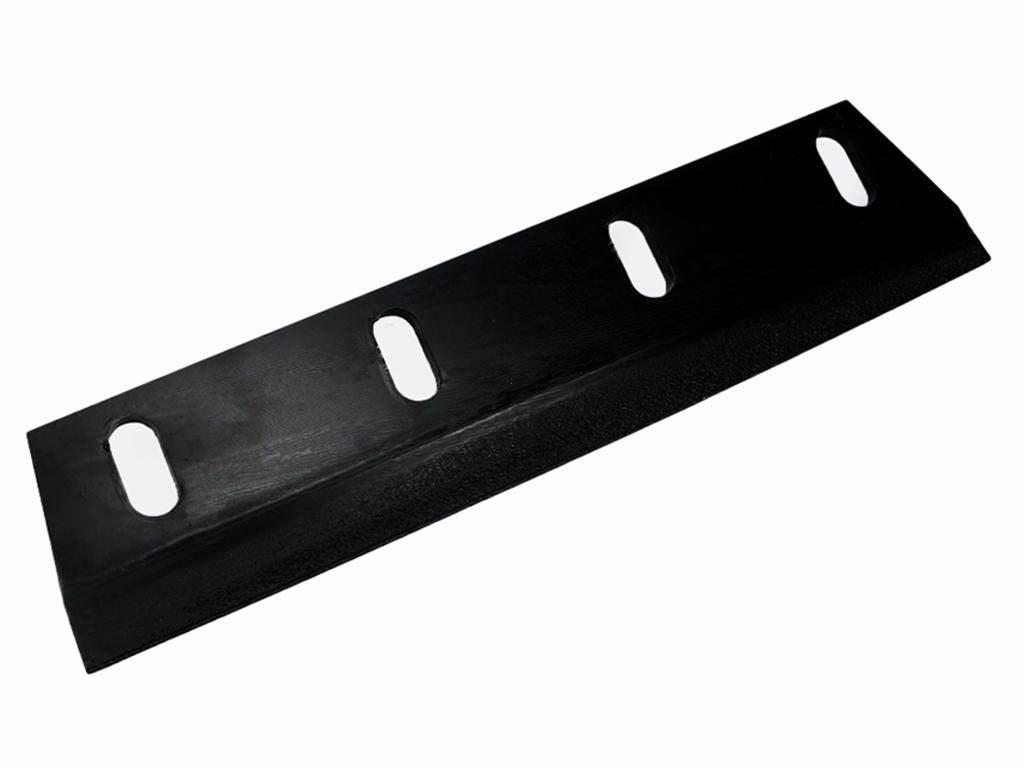 Nóż sieczkarni napawany lewy do trawy 380x90x8.5L otwory 4x35mm zastosowani - zdjęcie 2