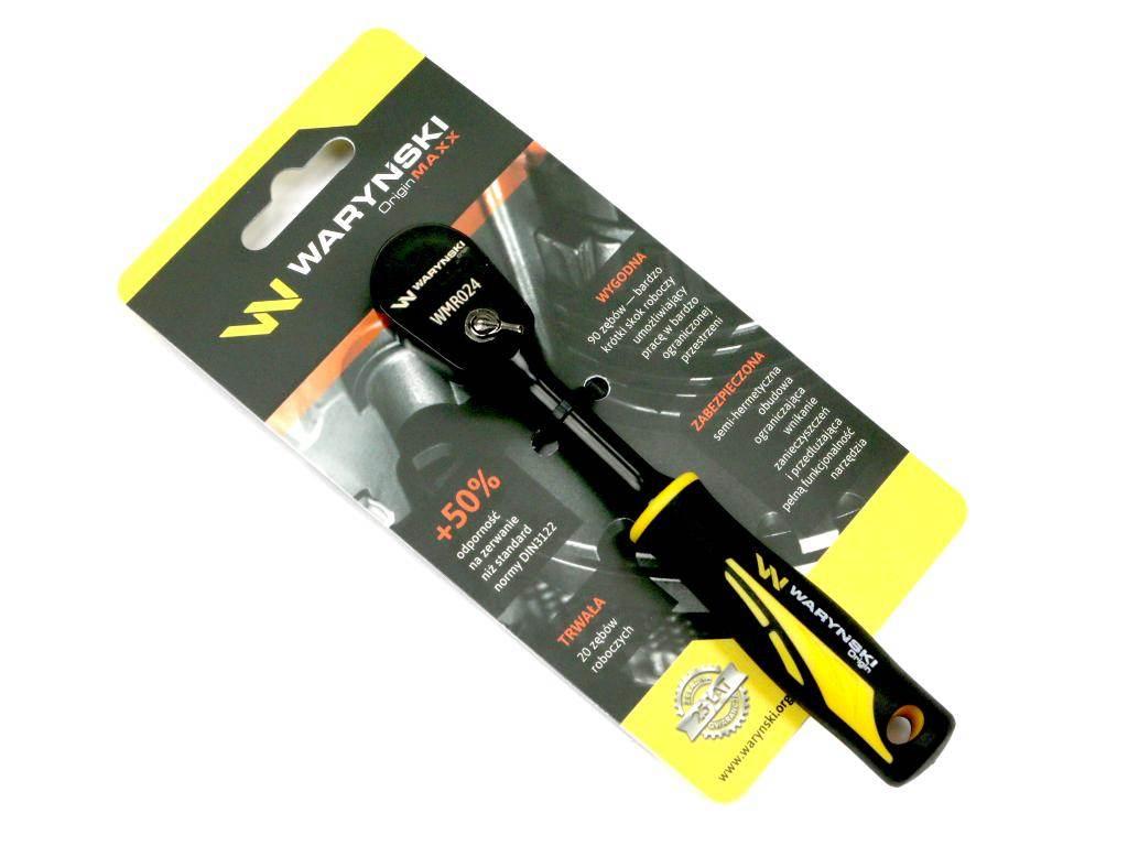Grzechotka semihermetyczna 1/4". 90 T. Waryński WMR024 - zdjęcie 4