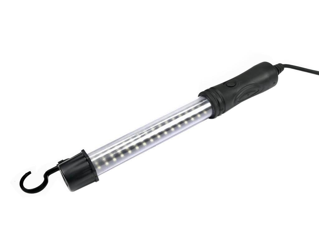 Lampa warsztatowa kanałowa latarka LED 230V IP54 kabel 7m 16W SMD 1500lm Te - zdjęcie 2
