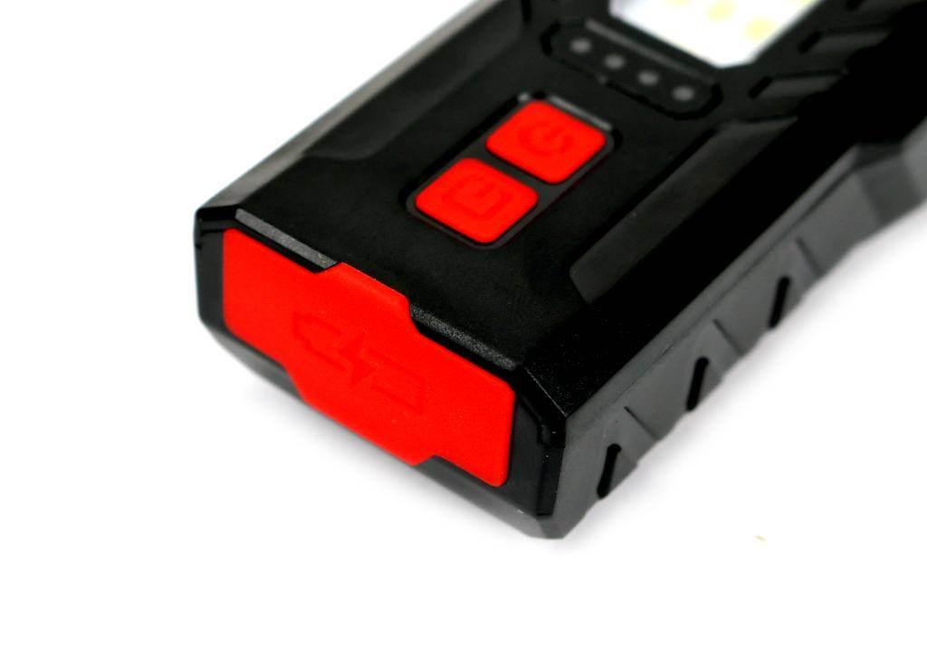 Lampa rowerowa latarka LED przednia zdwojona z powerbankiem 4000 mAh i funk - zdjęcie 3