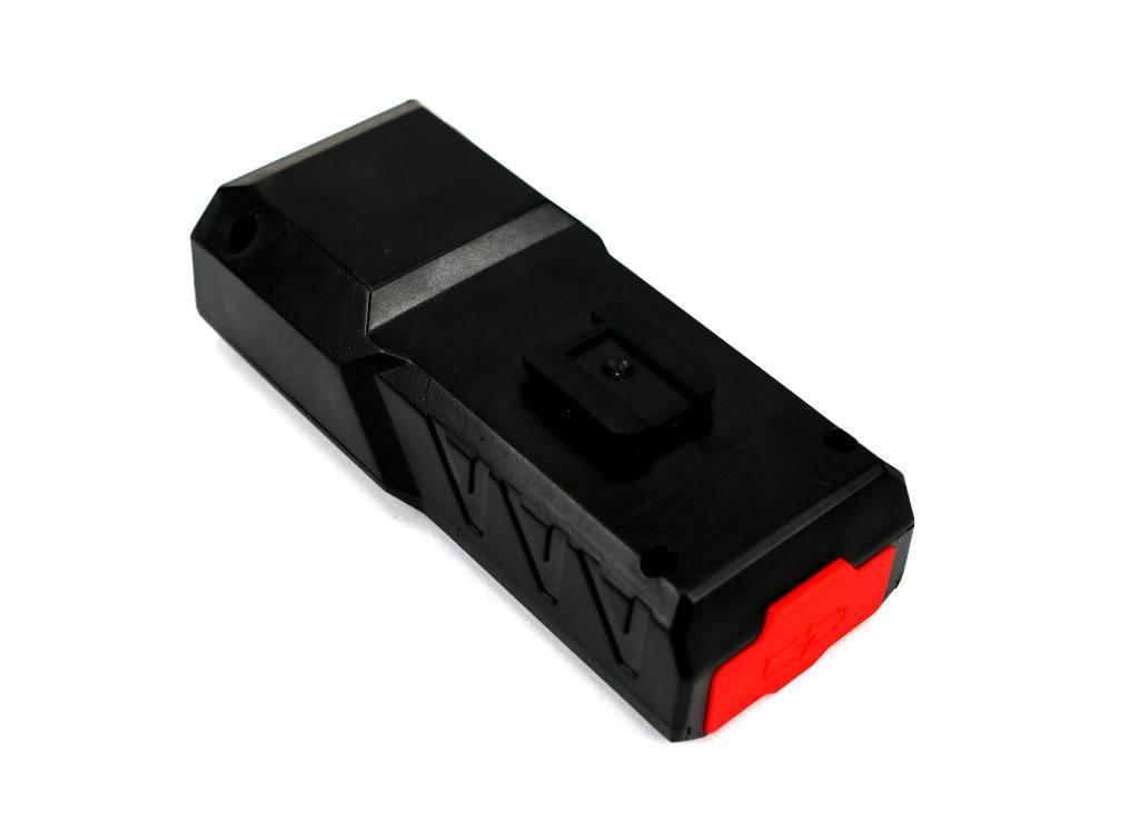 Lampa rowerowa latarka LED przednia zdwojona z powerbankiem 4000 mAh i funk - zdjęcie 4