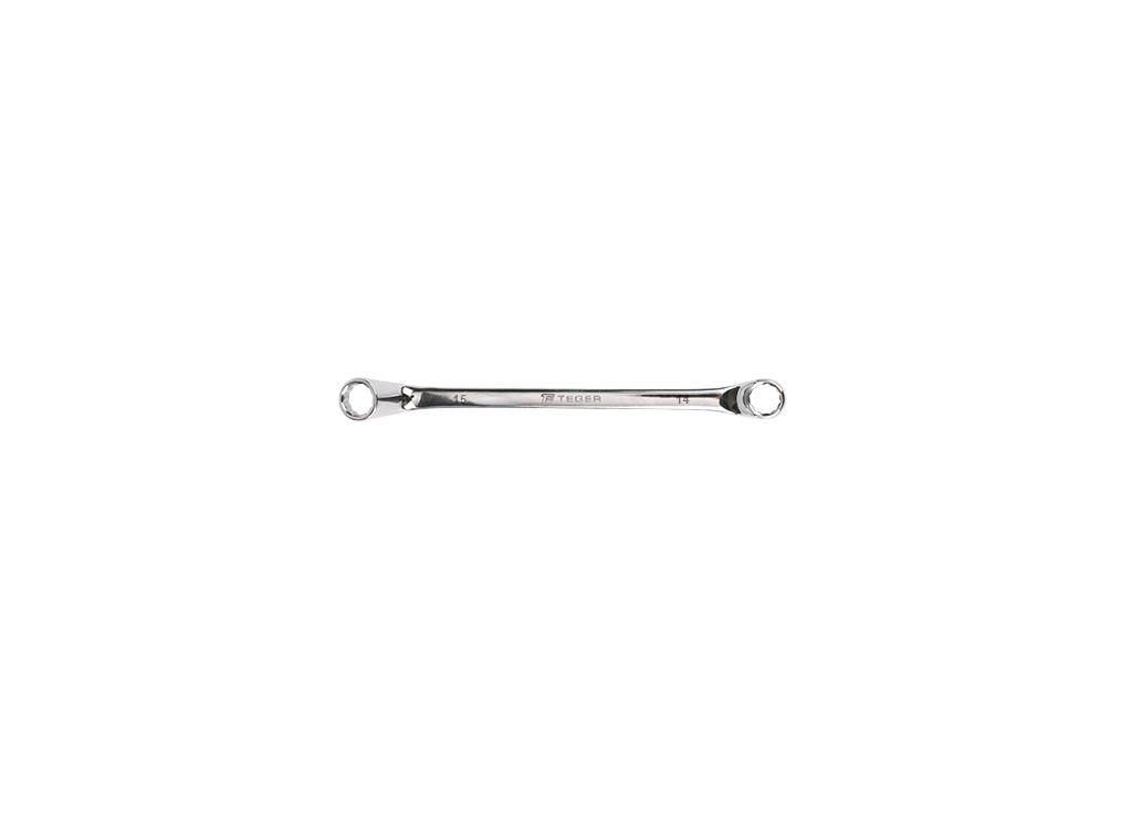 Klucz oczkowy odgięty 14x15mm / TEGER T-W-NWKOO005 - zdjęcie 2