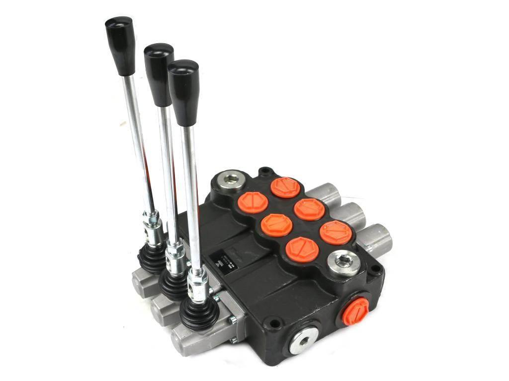 Rozdzielacz hydrauliczny 3-sekcyjny 120L VOIMA V-R120L-3