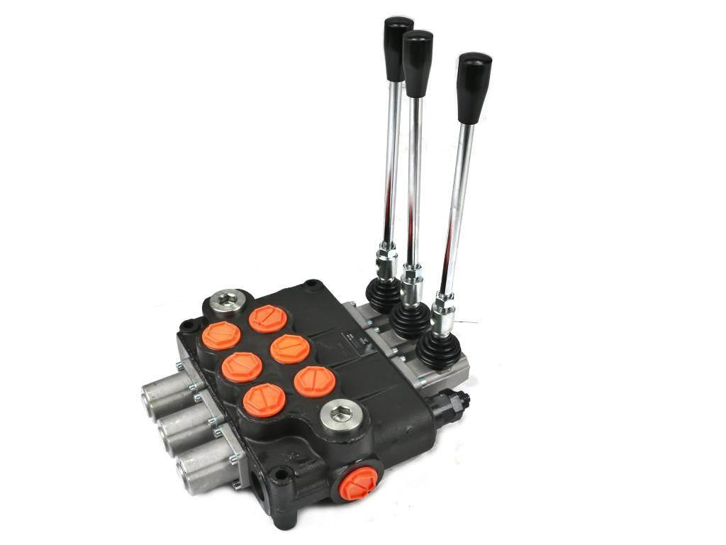 Rozdzielacz hydrauliczny 3-sekcyjny 120L VOIMA V-R120L-3 - zdjęcie 2