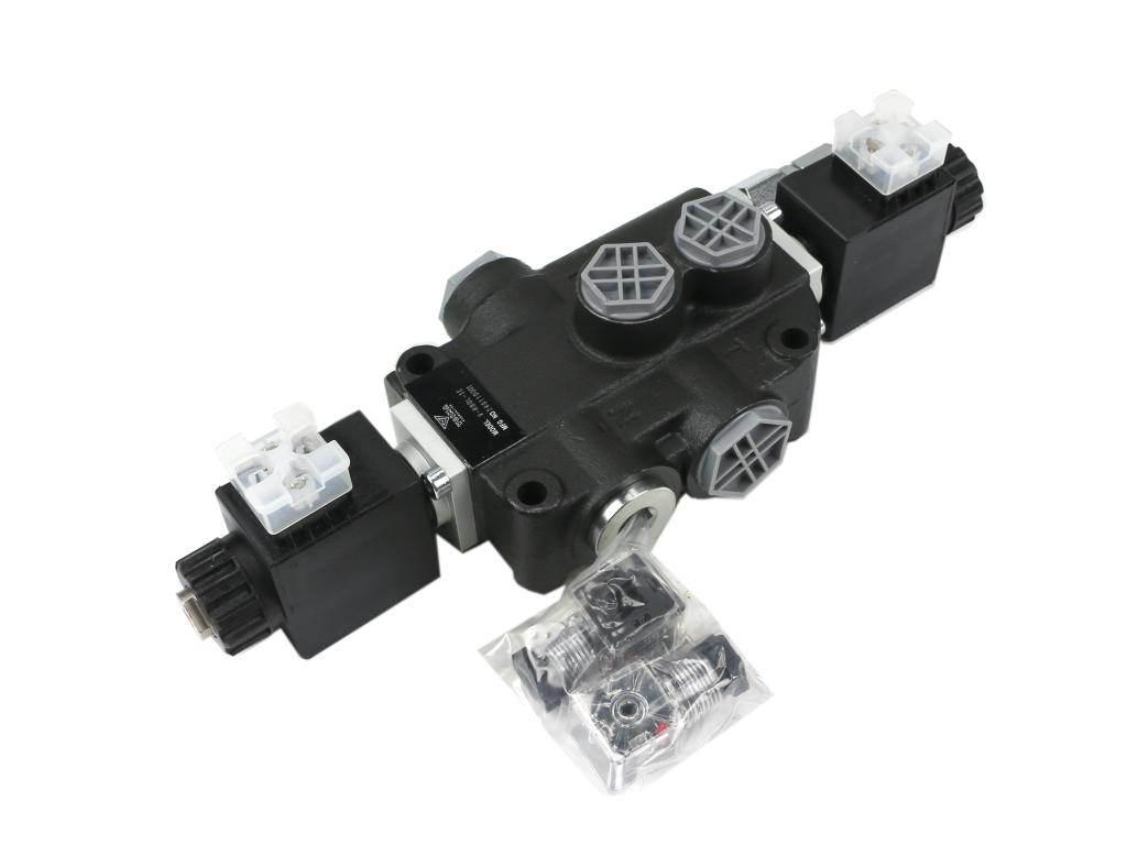 Rozdzielacz hydrauliczny 1-sekcyjny sterowany elektrycznie 12V 80L VOIMA - zdjęcie 2