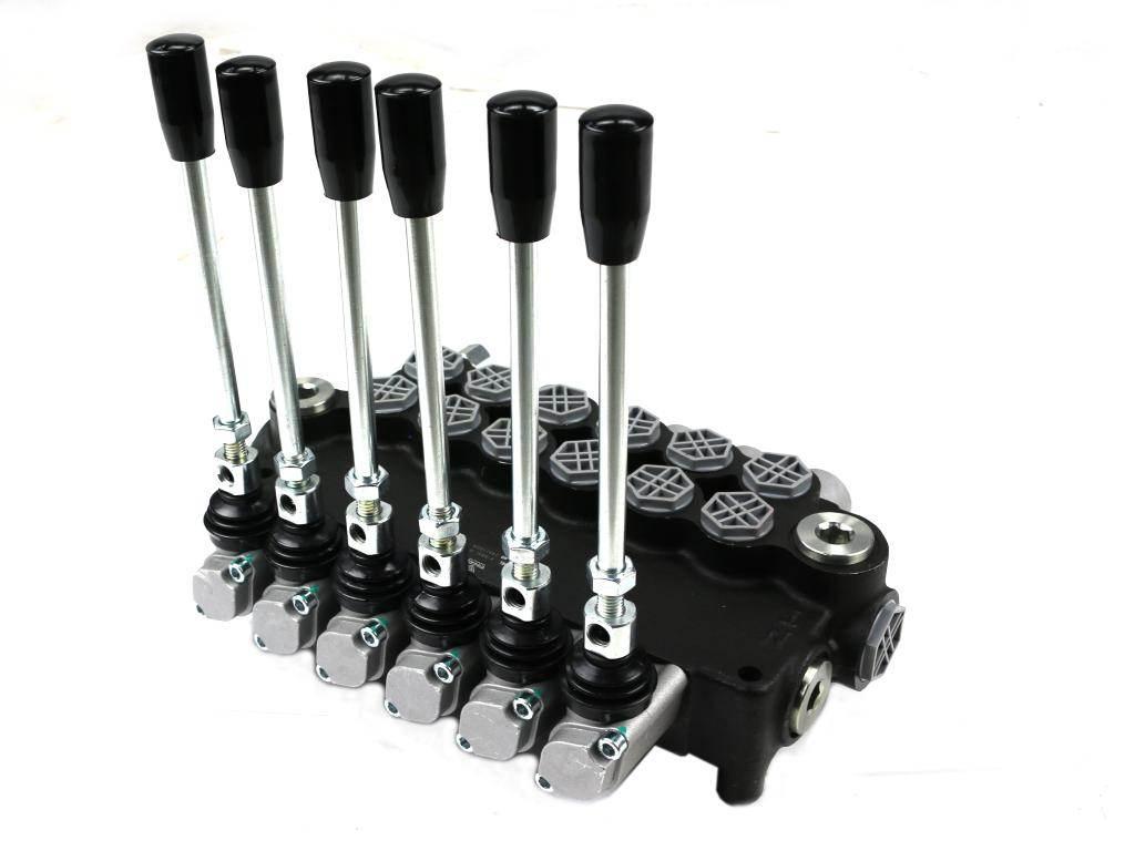 Rozdzielacz hydrauliczny 6-sekcyjny 80L VOIMA V-R80L-6