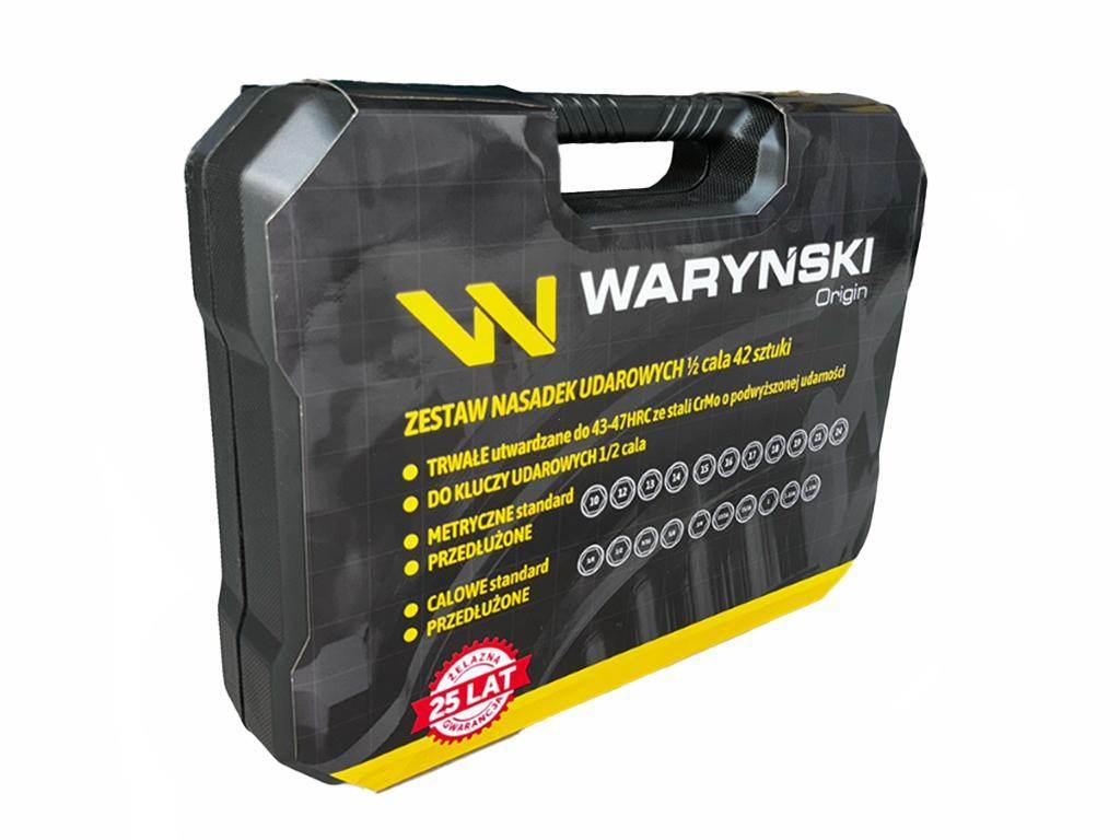 Zestaw nasadek udarowych 1/2 metrycznych i calowych standard i przedłużonyc - zdjęcie 3