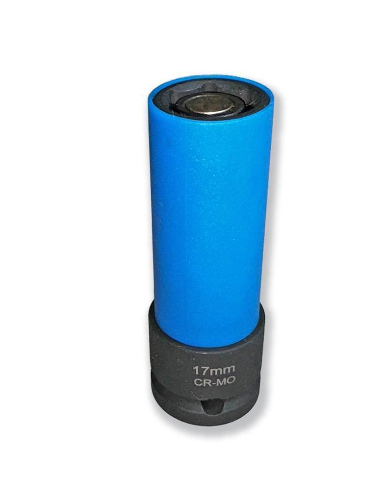 Nasadka udarowa 1/2 ze stali CrMo 17mm z magnesem i osłoną do felg aluminio - zdjęcie 2