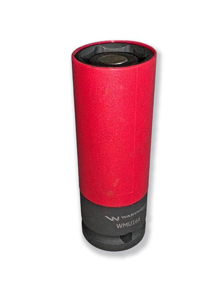 Nasadka udarowa 1/2 ze stali CrMo 21mm z magnesem i osłoną do felg aluminio - zdjęcie 2