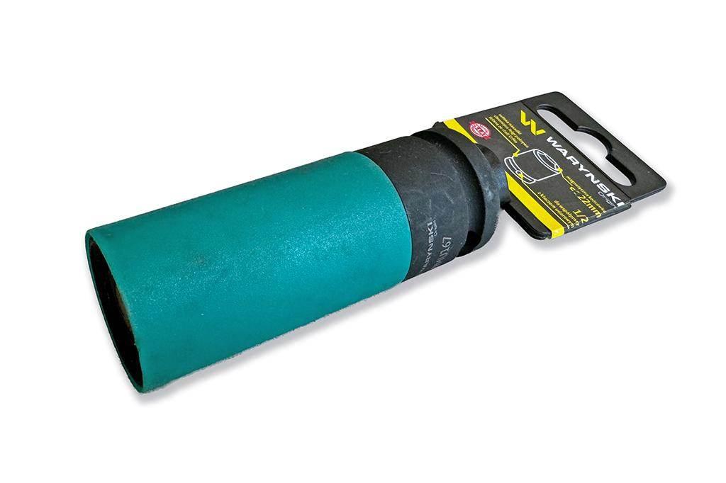 Nasadka udarowa 1/2 ze stali CrMo 22mm z magnesem i osłoną do felg aluminio - zdjęcie 3