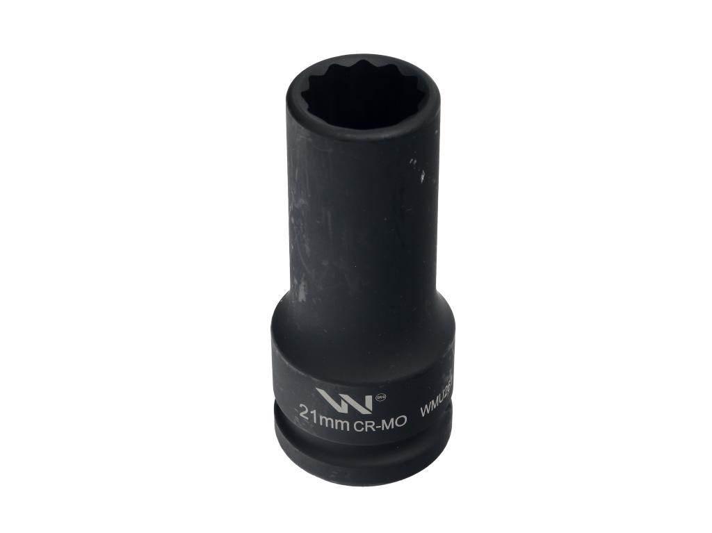 Nasadka udarowa 3/4" dwunastokątna ze stali CrMo 21mm bardzo długa D90 SLIM - zdjęcie 2