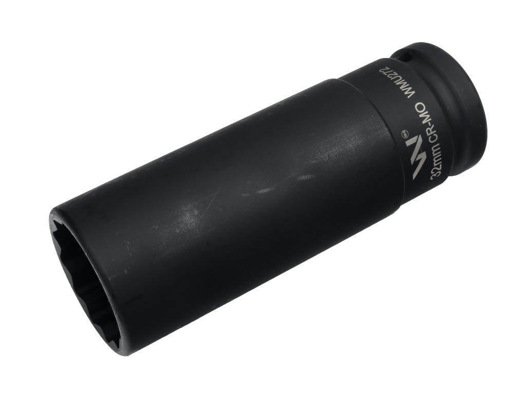 Nasadka udarowa 3/4" dwunastokątna ze stali CrMo 32mm bardzo długa D120 SLI