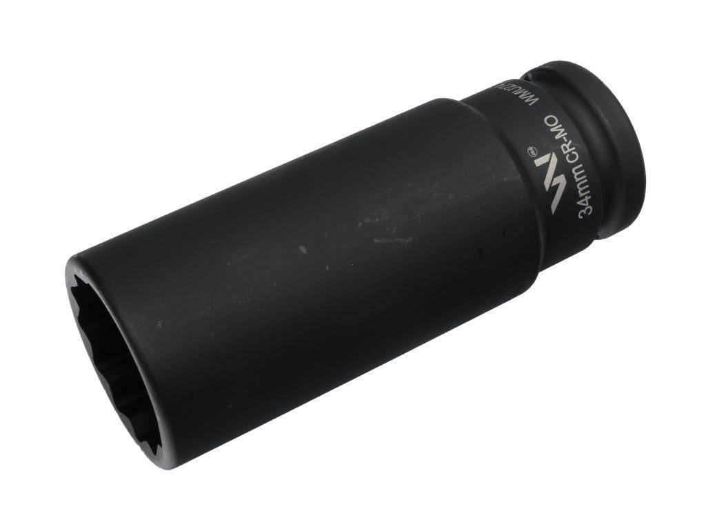 Nasadka udarowa 3/4" dwunastokątna ze stali CrMo 34mm bardzo długa D120 SLI