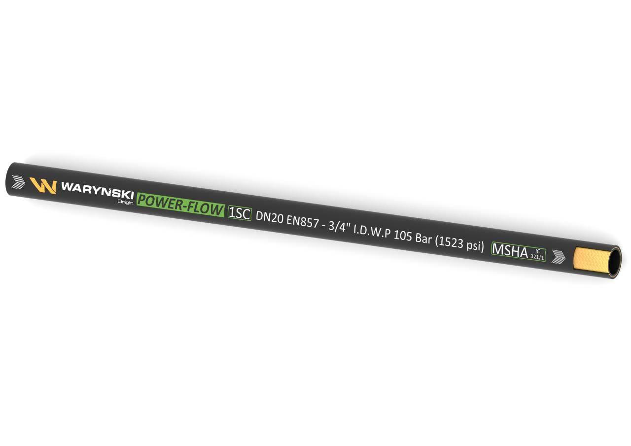 Wąż hydrauliczny do zakuwania POWER-FLOW 1SC DN20 1-oplotowy 105 Bar Waryńs - zdjęcie 2