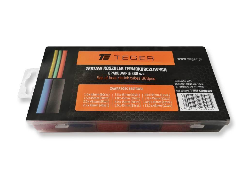 Zestaw koszulek termokurczliwych TEGER T-ZEST-KTERM368