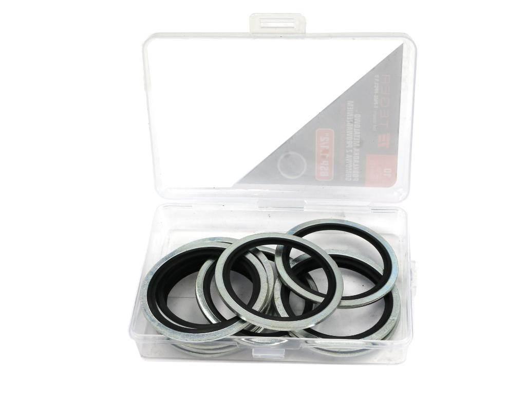 Podkładka metalowo gumowa z prowadzeniem BSP 1.1/2" TEGER 10szt