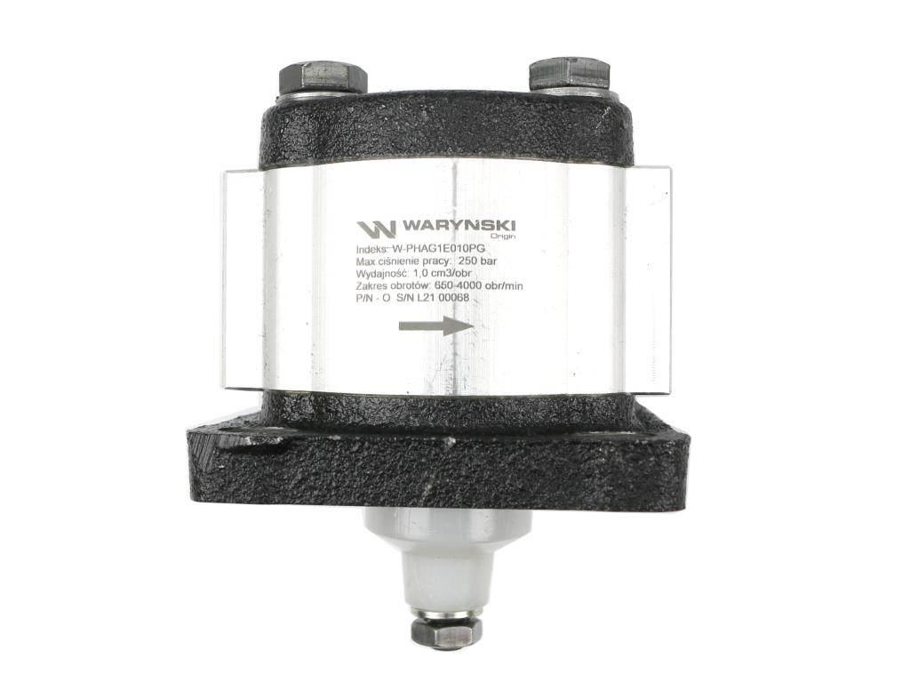 Pompa hydrauliczna zębata 1.0cm3 (grupa 1 - typ europejski) wałek 1:8 przył - zdjęcie 3