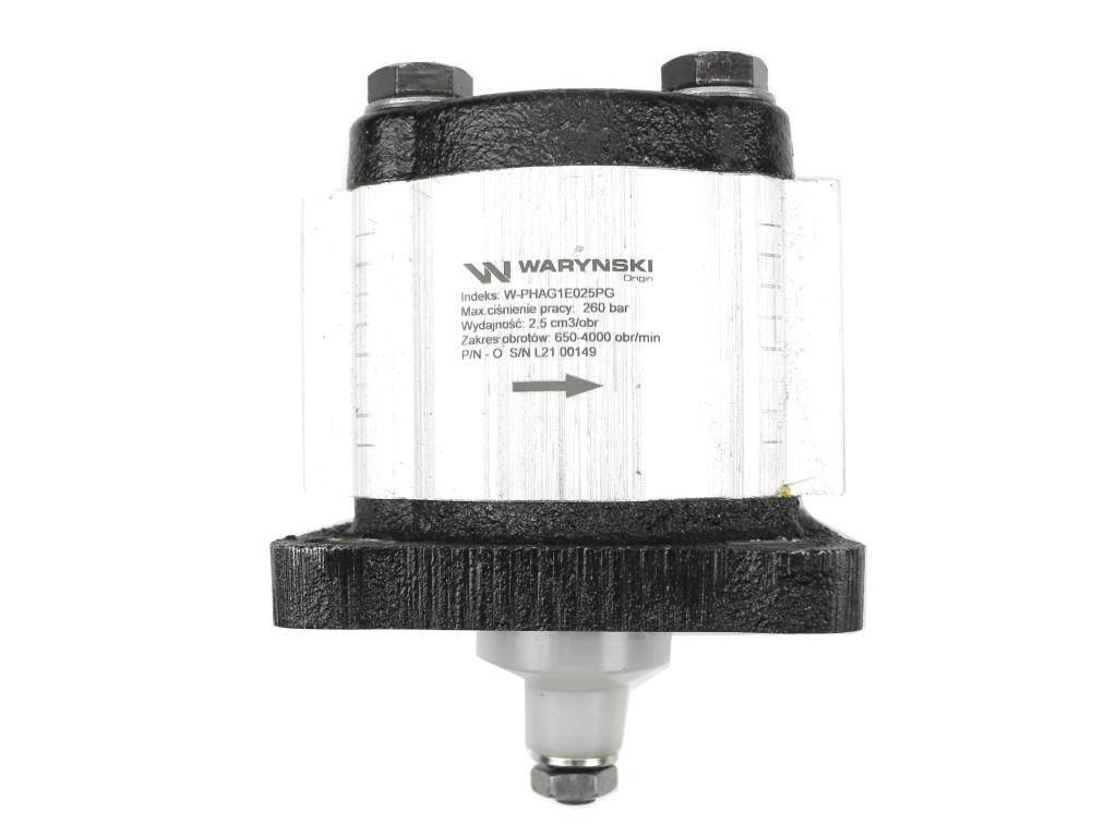 Pompa hydrauliczna zębata 2.5cm3 (grupa 1 - typ europejski) wałek 1:8 przył - zdjęcie 3