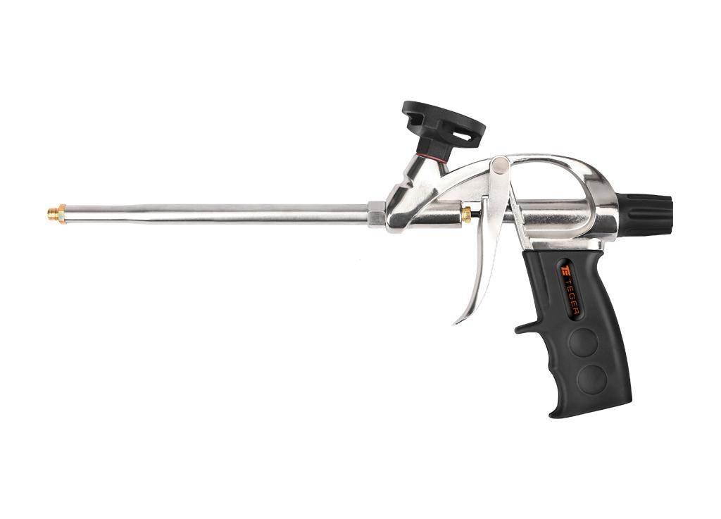 Pistolet do piany poliuretanowej - metalowy 8"/200mm / TEGER T-NB-PDPM-001