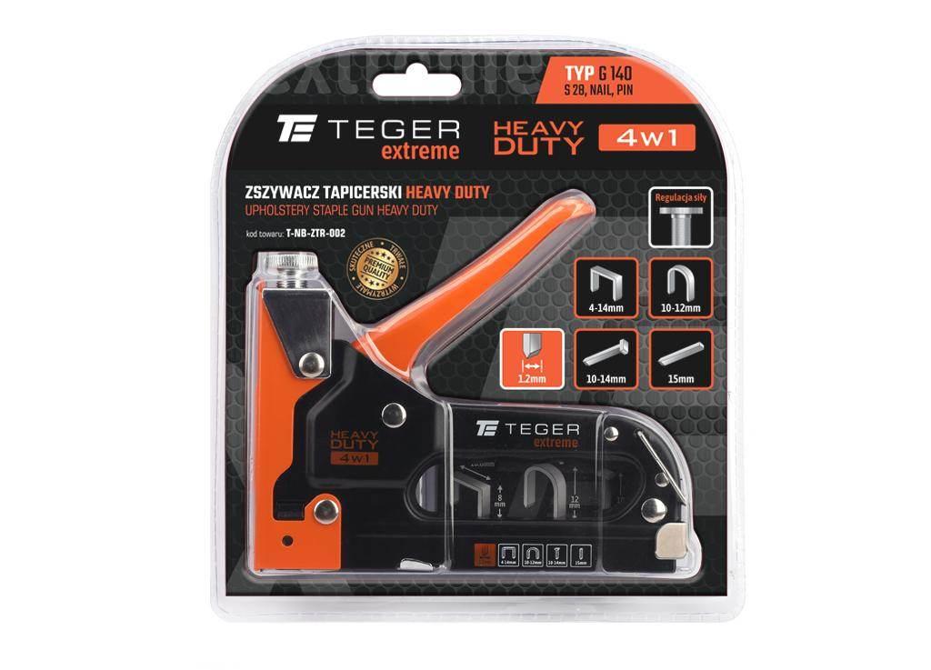 Zszywacz tapicerski HEAVY DUTY 4w1 (typ G/140, S28, NAIL, PIN) / 4-14mm Ext - zdjęcie 2