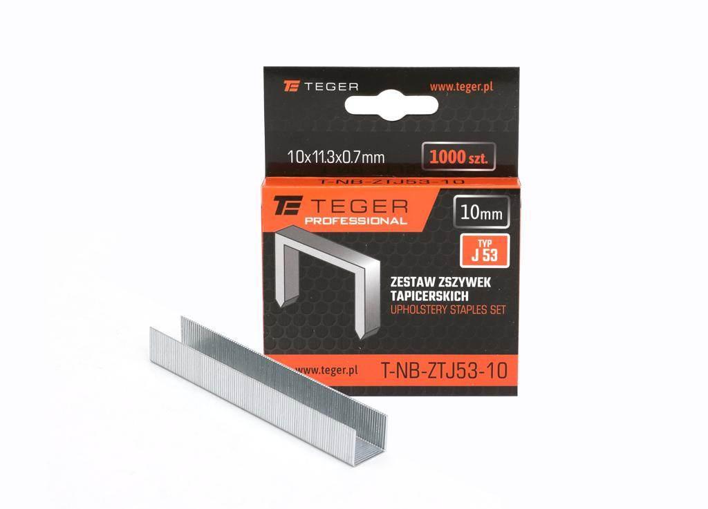 Zestaw zszywek tapicerskich PROFESSIONAL (typ J/53) 10/11,3/0,7mm / 1000 sz