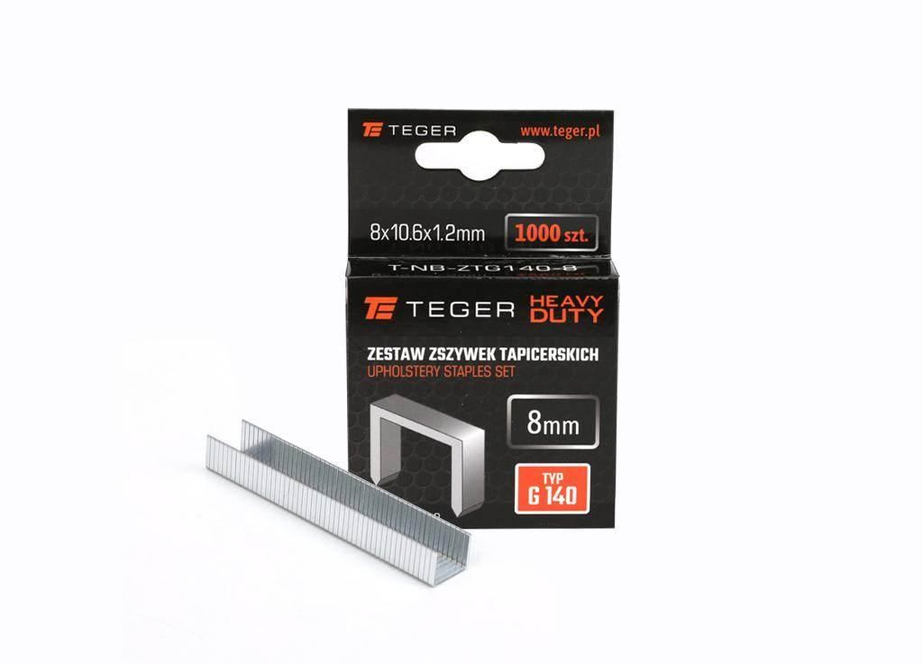 Zestaw zszywek tapicerskich HEAVY DUTY (typ G/140) 8/10,6/1,2mm / 1000 szt