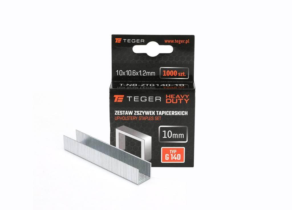 Zestaw zszywek tapicerskich HEAVY DUTY (typ G/140) 10/10,6/1,2mm / 1000 szt