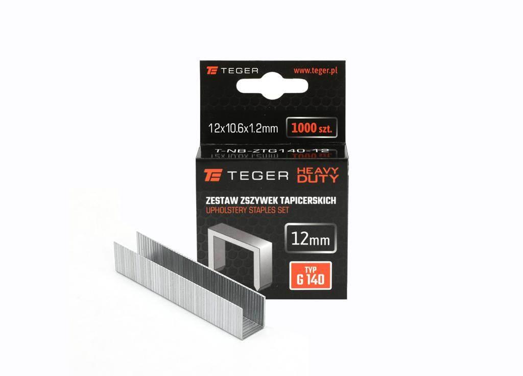 Zestaw zszywek tapicerskich HEAVY DUTY (typ G/140) 12/10,6/1,2mm / 1000 szt