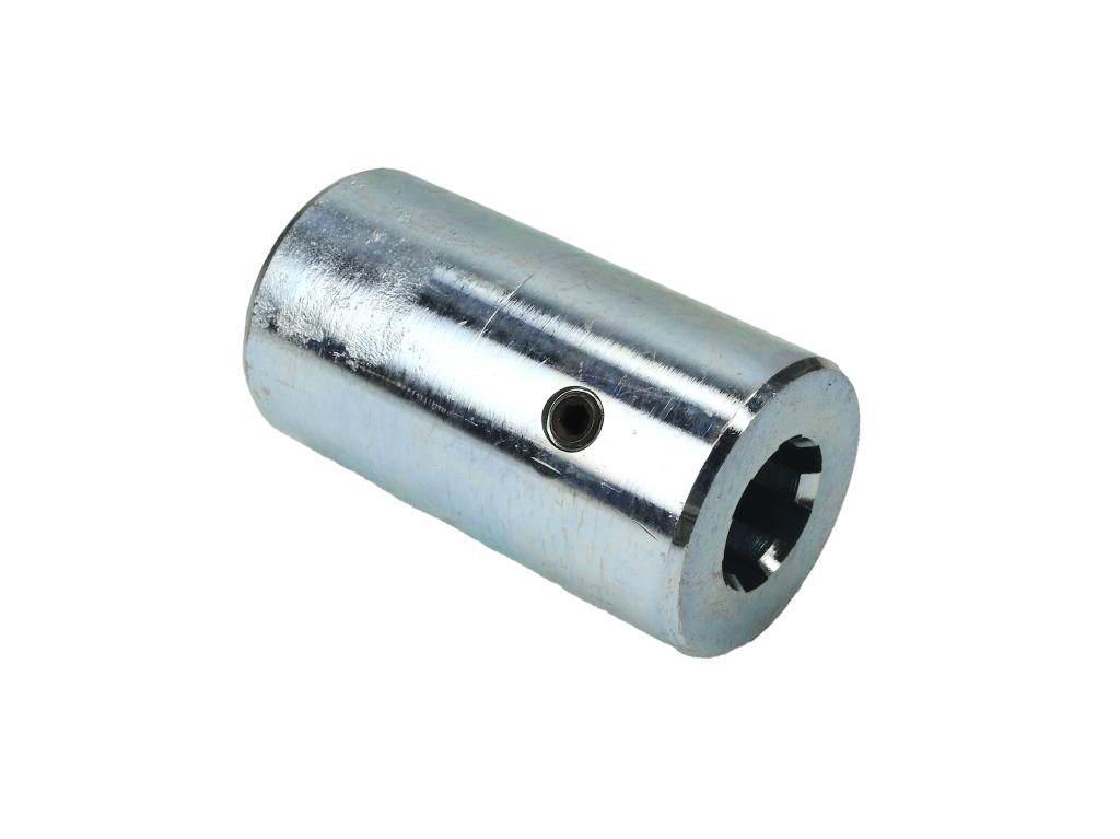 Tuleja, WOM łącząca frezowana 100mm Z6 - 1 1/8, Waryński W-3642100
