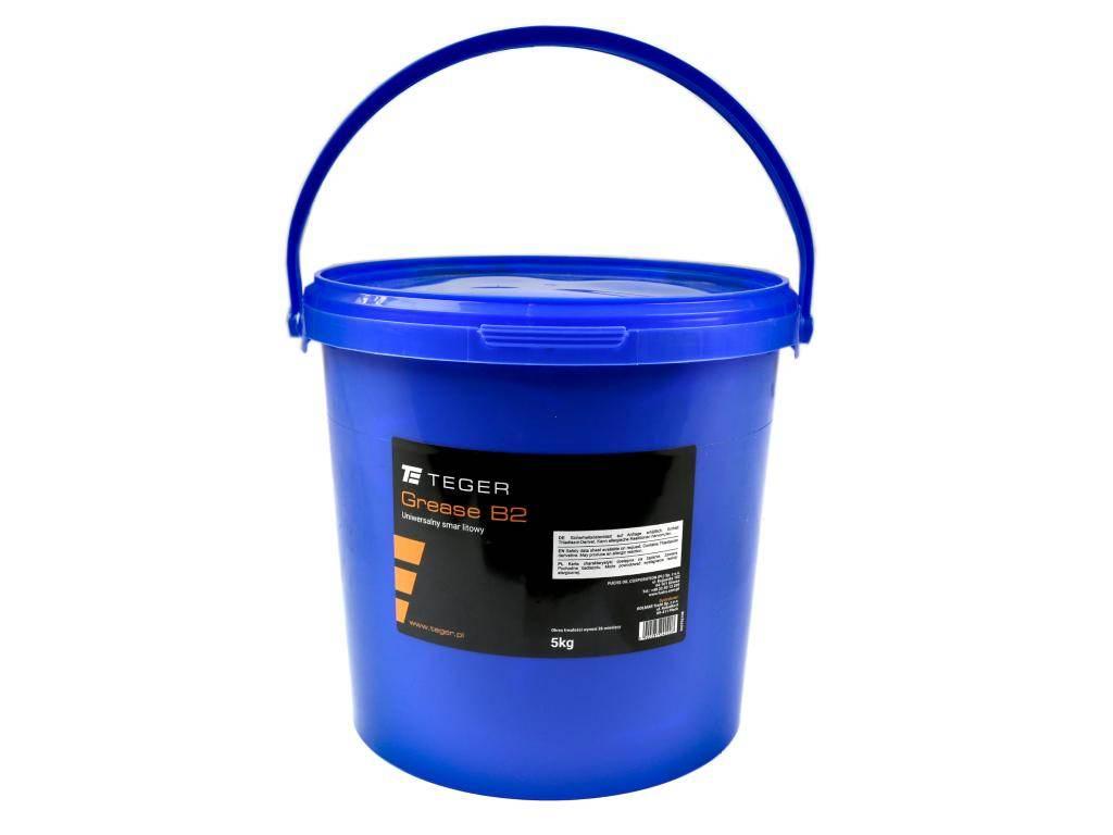 Smar uniwersalny litowy TEGER GREASE B2, opakowanie 5kg T-SMB2-5