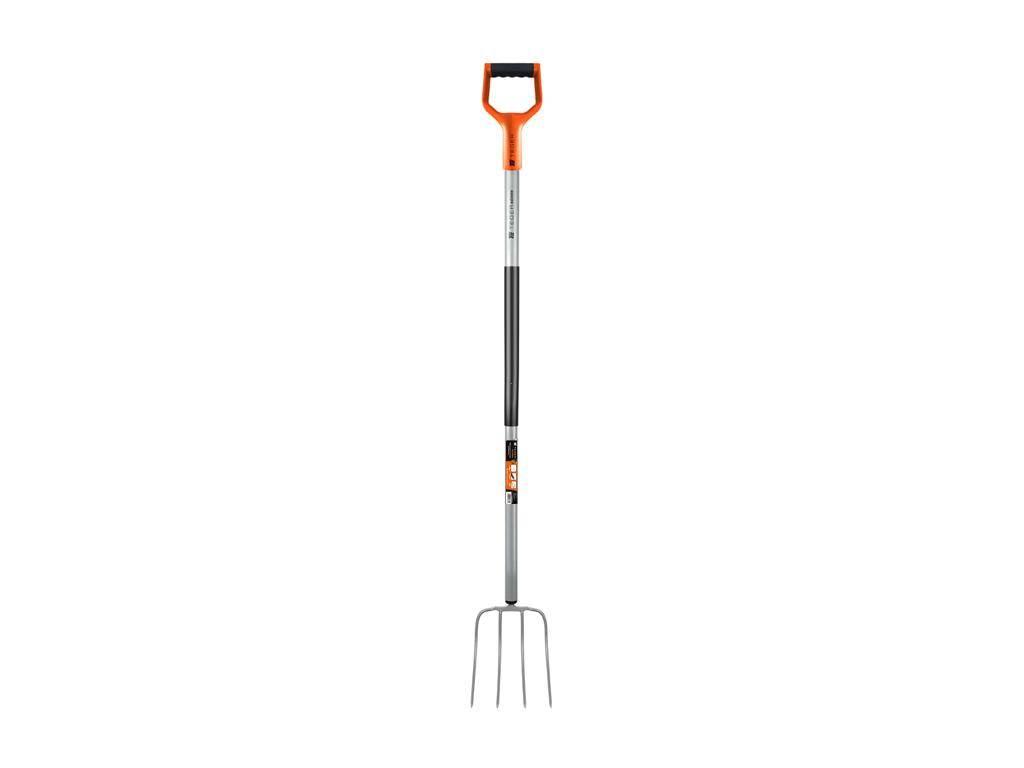Widły gospodarcze 4-zębne na metalowym trzonku - Extra Long, (dł. 1580 mm)