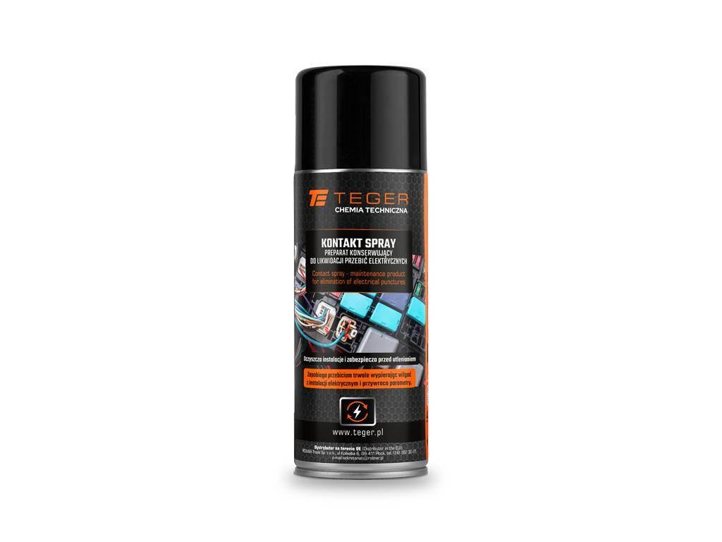 Kontakt spray - preparat konserwujący do likwidacji przebić elektrycznych,