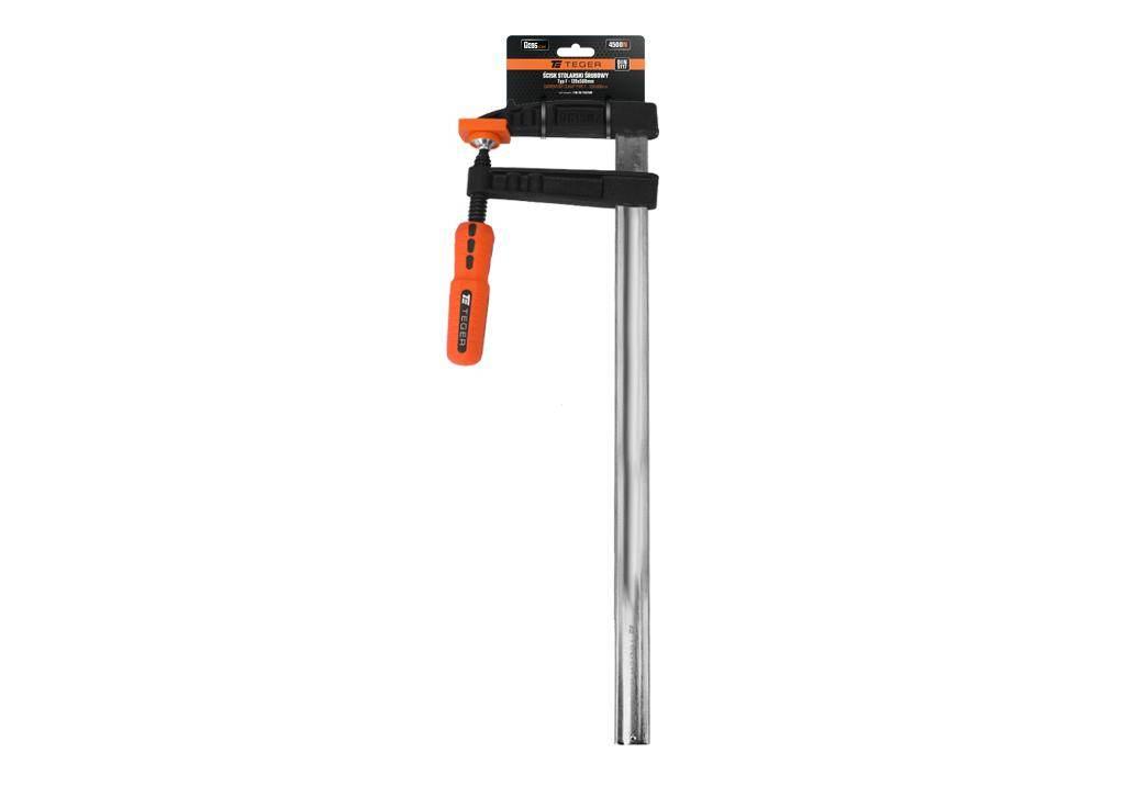 Ścisk stolarski śrubowy, TYP F 120x500 mm, Teger T-W-SS-120/500