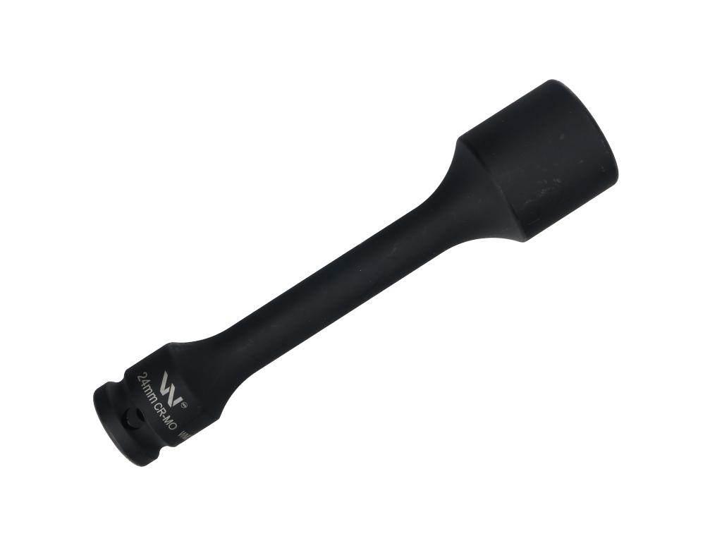 Nasadka udarowa 1/2", sześciokątna slim bardzo długa ze stali CrMo 24mm dłu