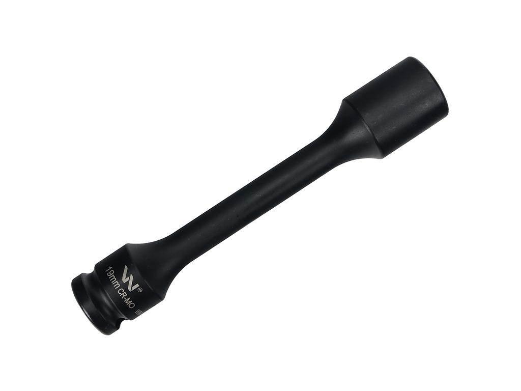 Nasadka udarowa 1/2", sześciokątna slim bardzo długa ze stali CrMo 19mm dłu