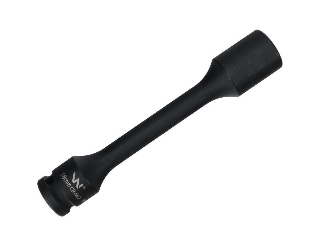 Nasadka udarowa 1/2", sześciokątna slim bardzo długa ze stali CrMo 18mm dłu