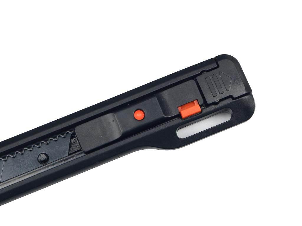 Nożyk łamany, ostrze 9mm ze stali SK2 w obudowie z tworzywa ABS, Teger - zdjęcie 3