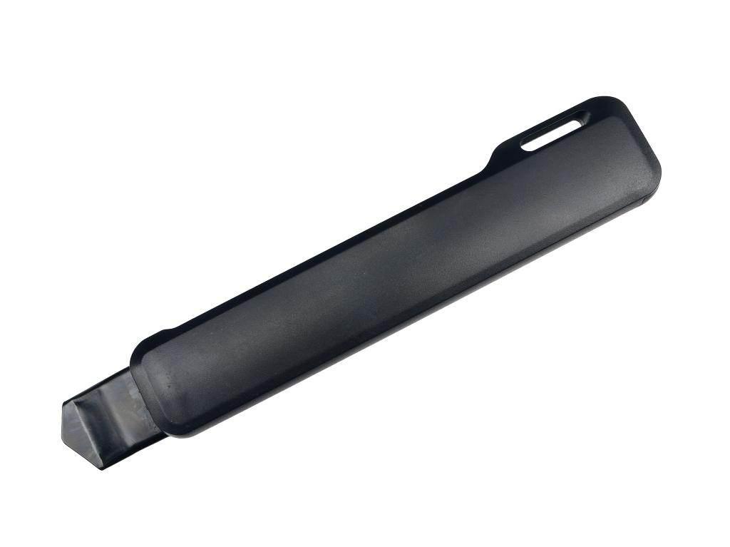 Nożyk łamany, ostrze 18mm ze stali SK2 w obudowie z tworzywa ABS, do prac w - zdjęcie 2