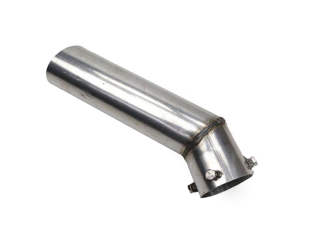 Rura do tłumika 5040390070.1P504039012/0 wygięta końcówka Bizon INOX WARYŃS - zdjęcie 2
