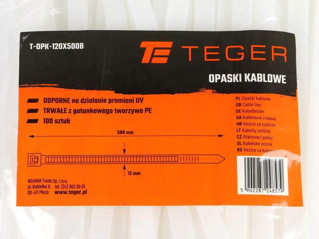 Opaski kablowe, opaska kablowa, opaski zaciskowe, tyrytytki, trytytki, 12.0 - zdjęcie 3